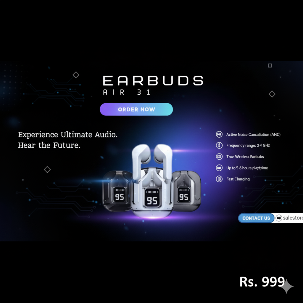 AIR 31 EARBUD'S 12/12 SALE